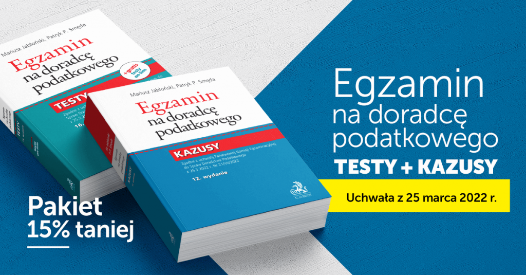 Egzamin Pisemny Na Doradcę Podatkowego 2018 www.beck.pl